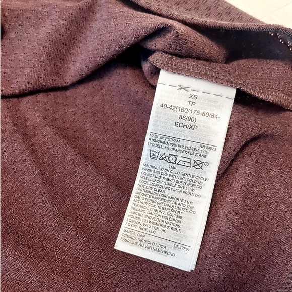 🩷🤎GapFit Breathe Tie-Front Tank Tops NWOT, Size XS (Bundle of 2) - Picture 6 of 11